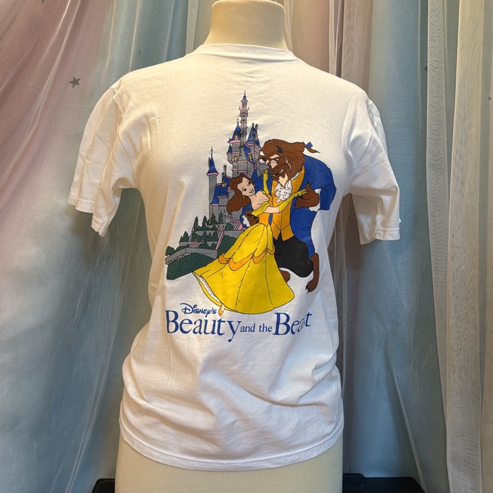 Vintage 1990's Disney "Beauty And The Beast" T-Sh… - image 1